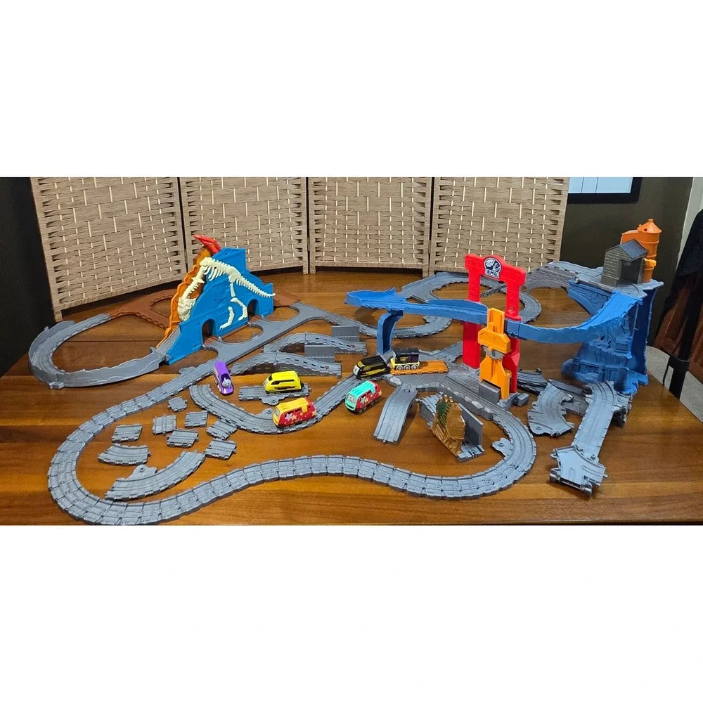Thomas & Friends Fold & Go Playset Lot + Extra Track